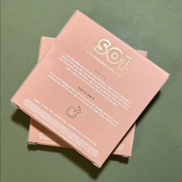 SOL BODY Shimmering Body Powder bundle - Golden & Bronze - Picture 2 of 11